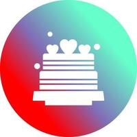 Wedding Cake Vector Icon