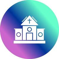 icono de vector de iglesia