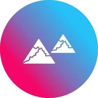 Unique Mountains Vector Icon