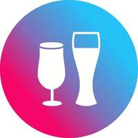 Unique Beer Glasses Vector Icon