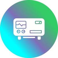 Oscillscope Vector Icon