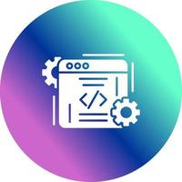 icono de vector de codificación