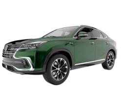 Realistic SUV isolated on transparent background. 3d rendering - illustration png