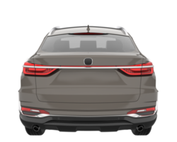 Realistic SUV isolated on transparent background. 3d rendering - illustration png