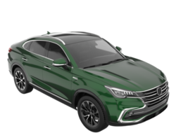Realistic SUV isolated on transparent background. 3d rendering - illustration png