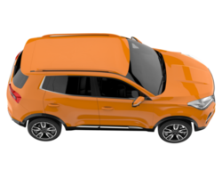 Realistic SUV isolated on transparent background. 3d rendering - illustration png