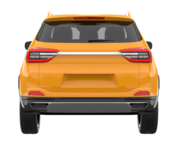 realistisk sUV isolerat på transparent bakgrund. 3d tolkning - illustration png