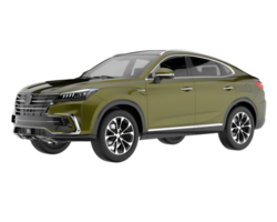 Realistic SUV isolated on transparent background. 3d rendering - illustration png