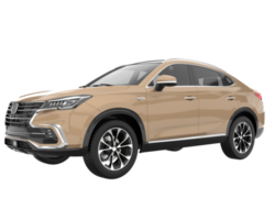 Realistic SUV isolated on transparent background. 3d rendering - illustration png