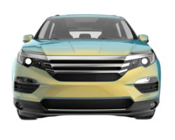 Realistic SUV isolated on transparent background. 3d rendering - illustration png