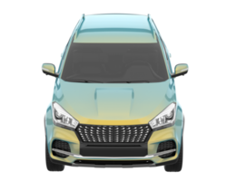 Realistic SUV isolated on transparent background. 3d rendering - illustration png