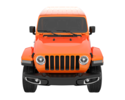 Realistic SUV isolated on transparent background. 3d rendering - illustration png