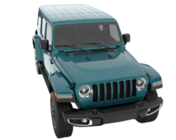 Realistic SUV isolated on transparent background. 3d rendering - illustration png