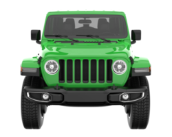 Realistic SUV isolated on transparent background. 3d rendering - illustration png