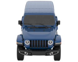 Realistic SUV isolated on transparent background. 3d rendering - illustration png