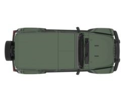 suv réaliste isolé sur fond transparent. rendu 3d - illustration png