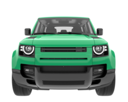 Realistic SUV isolated on transparent background. 3d rendering - illustration png