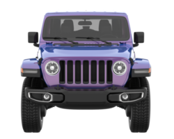 Realistic SUV isolated on transparent background. 3d rendering - illustration png
