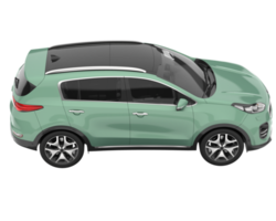 realistisk sUV isolerat på transparent bakgrund. 3d tolkning - illustration png