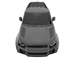 realistico suv isolato su trasparente sfondo. 3d interpretazione - illustrazione png