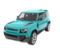 realistisk sUV isolerat på transparent bakgrund. 3d tolkning - illustration png