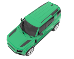 realistico suv isolato su trasparente sfondo. 3d interpretazione - illustrazione png