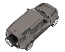 realistisk sUV isolerat på transparent bakgrund. 3d tolkning - illustration png