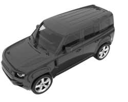 realistico suv isolato su trasparente sfondo. 3d interpretazione - illustrazione png