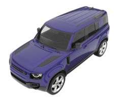 realistisk sUV isolerat på transparent bakgrund. 3d tolkning - illustration png