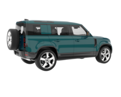 realistico suv isolato su trasparente sfondo. 3d interpretazione - illustrazione png