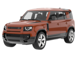 realistisk sUV isolerat på transparent bakgrund. 3d tolkning - illustration png