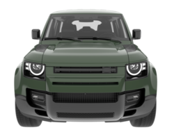 Realistic SUV isolated on transparent background. 3d rendering - illustration png