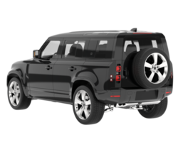 realistisk sUV isolerat på transparent bakgrund. 3d tolkning - illustration png