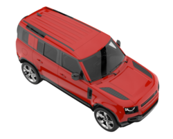 realistico suv isolato su trasparente sfondo. 3d interpretazione - illustrazione png