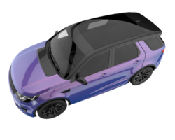 Realistic SUV isolated on transparent background. 3d rendering - illustration png