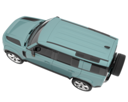 realistisk sUV isolerat på transparent bakgrund. 3d tolkning - illustration png