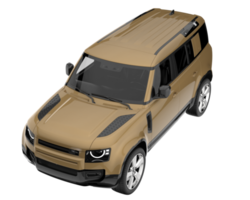 suv realista isolado em fundo transparente. renderização 3D - ilustração png