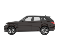 Realistic SUV isolated on transparent background. 3d rendering - illustration png