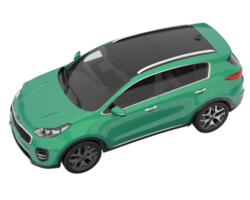 suv réaliste isolé sur fond transparent. rendu 3d - illustration png