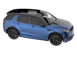 Realistic SUV isolated on transparent background. 3d rendering - illustration png