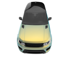 Realistic SUV isolated on transparent background. 3d rendering - illustration png