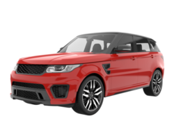 realistisch suv geïsoleerd Aan transparant achtergrond. 3d renderen - illustratie png