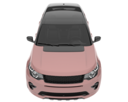 Realistic SUV isolated on transparent background. 3d rendering - illustration png