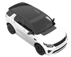 Realistic SUV isolated on transparent background. 3d rendering - illustration png