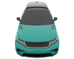 Realistic SUV isolated on transparent background. 3d rendering - illustration png