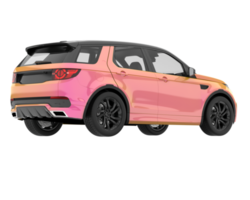 realistisk sUV isolerat på transparent bakgrund. 3d tolkning - illustration png