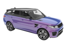 suv réaliste isolé sur fond transparent. rendu 3d - illustration png