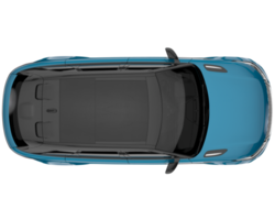 Realistic SUV isolated on transparent background. 3d rendering - illustration png