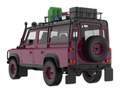 realistisk sUV isolerat på transparent bakgrund. 3d tolkning - illustration png