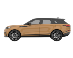 Realistic SUV isolated on transparent background. 3d rendering - illustration png